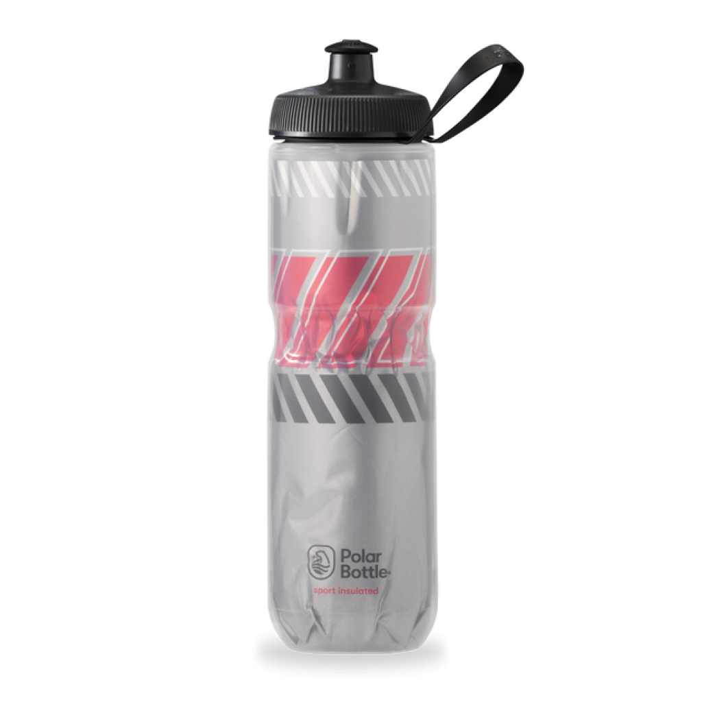 Polar Bottle Botella Sport Insulated 700Ml Temposilver/Racing Red - Rideshop