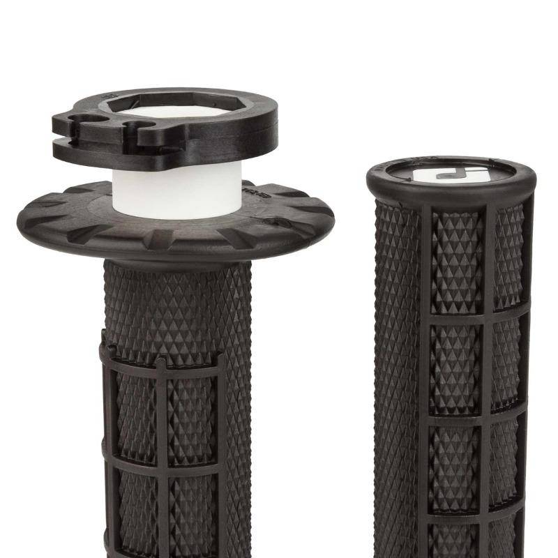 Puños V2 Half-Waffle Mx Lock-On Black Odi Grips - Rideshop