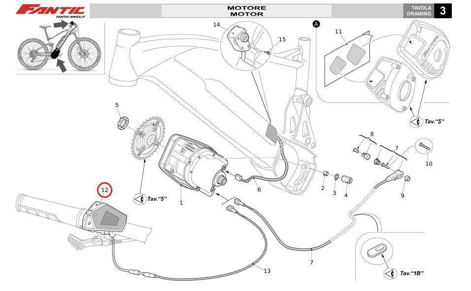 Repuesto Dispositivo Digital Fantic - Rideshop