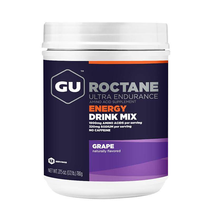Roctane Energy Drink Mix 12srv Canister, Grape GU Energy - Rideshop