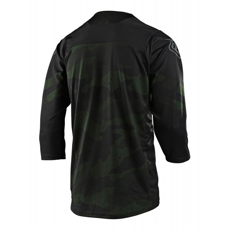 Polera Ruckus 3/4 Factory Camo Green / Black Troy Lee - Rideshop