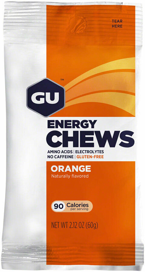 Gu Energy Caja de Gomitas Chews Orange - Rideshop