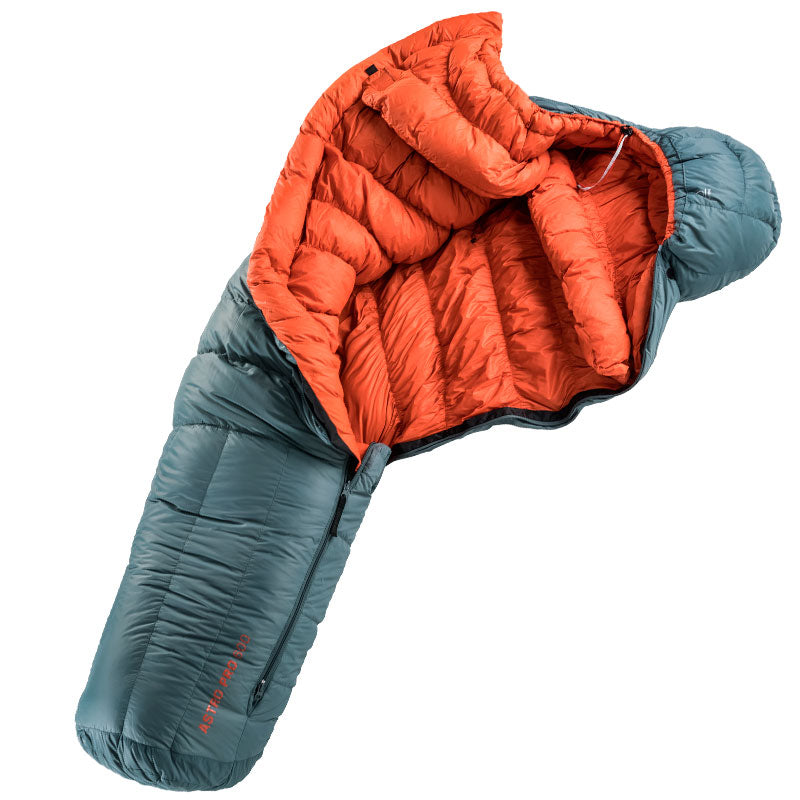 Deuter Saco de Dormir Astro Pro 600 -11°C L Teal-Paprika - Rideshop