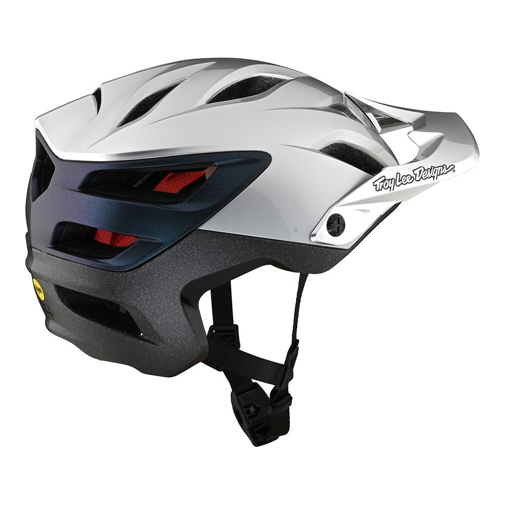 Casco de Bicicleta A3 Silver Electro Mips Troy Lee Designs - Rideshop