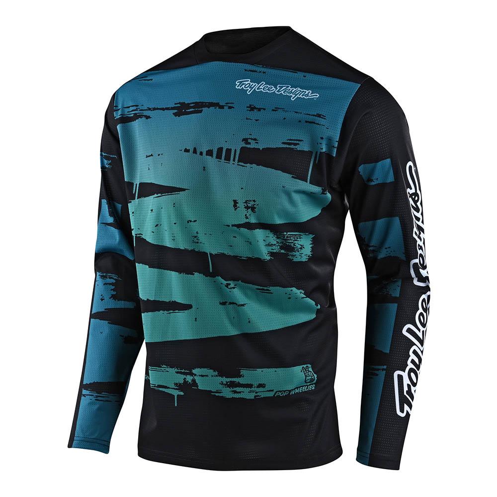 Polera de Bicicleta Sprint Brushed Azul Marino Troy Lee Designs - Rideshop