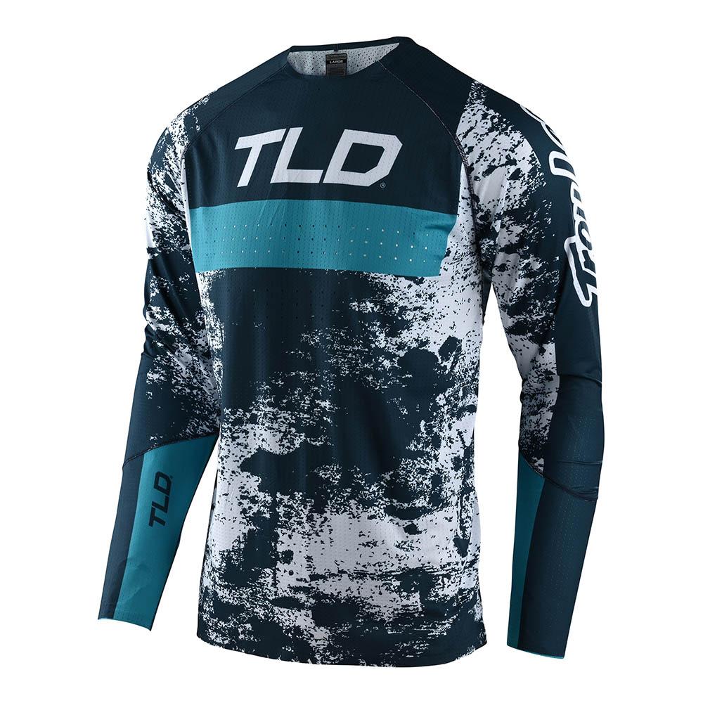 Polera de Bicicleta Sprint Ultra Grime Azul Troy Lee Designs - Rideshop