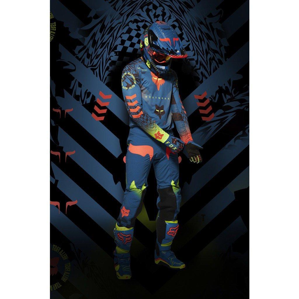 Polera Moto Flexair Mawlr Azul Fox Racing - Rideshop