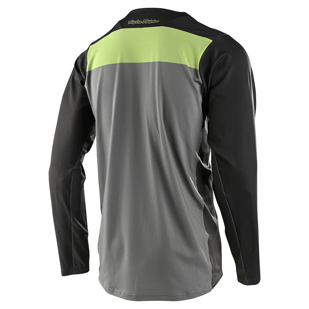 Polera de Bicicleta Skyline Chill Ls Gris / Verde Troy Lee Designs - Rideshop