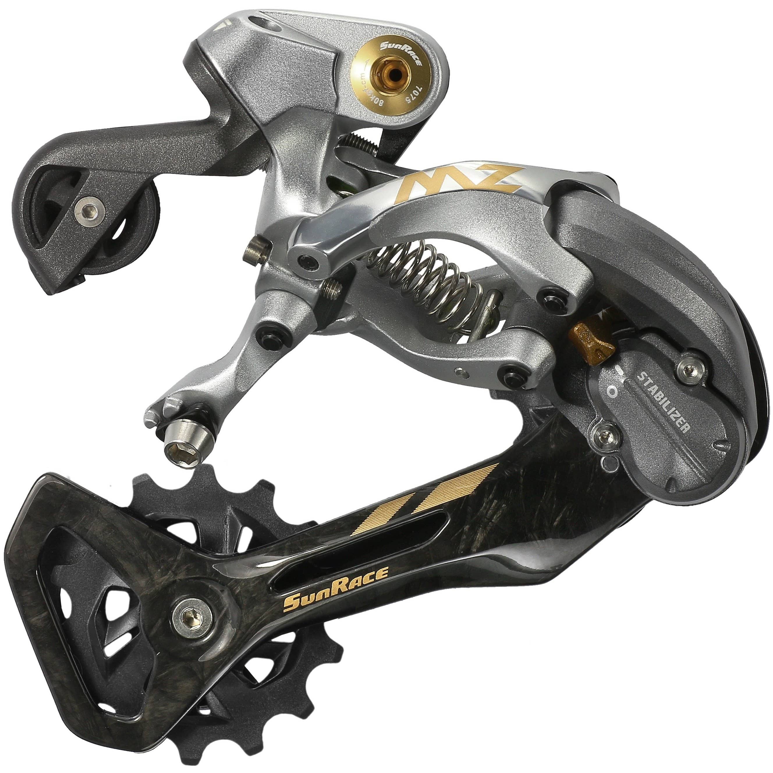 SunRace Desviador Trasero M900 - Jaula Media de 9 Velocidades Negro Shimano Trasero