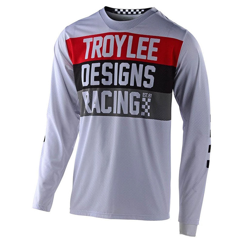 Polera GP Air Continental Blanco Troy Lee Designs - Rideshop