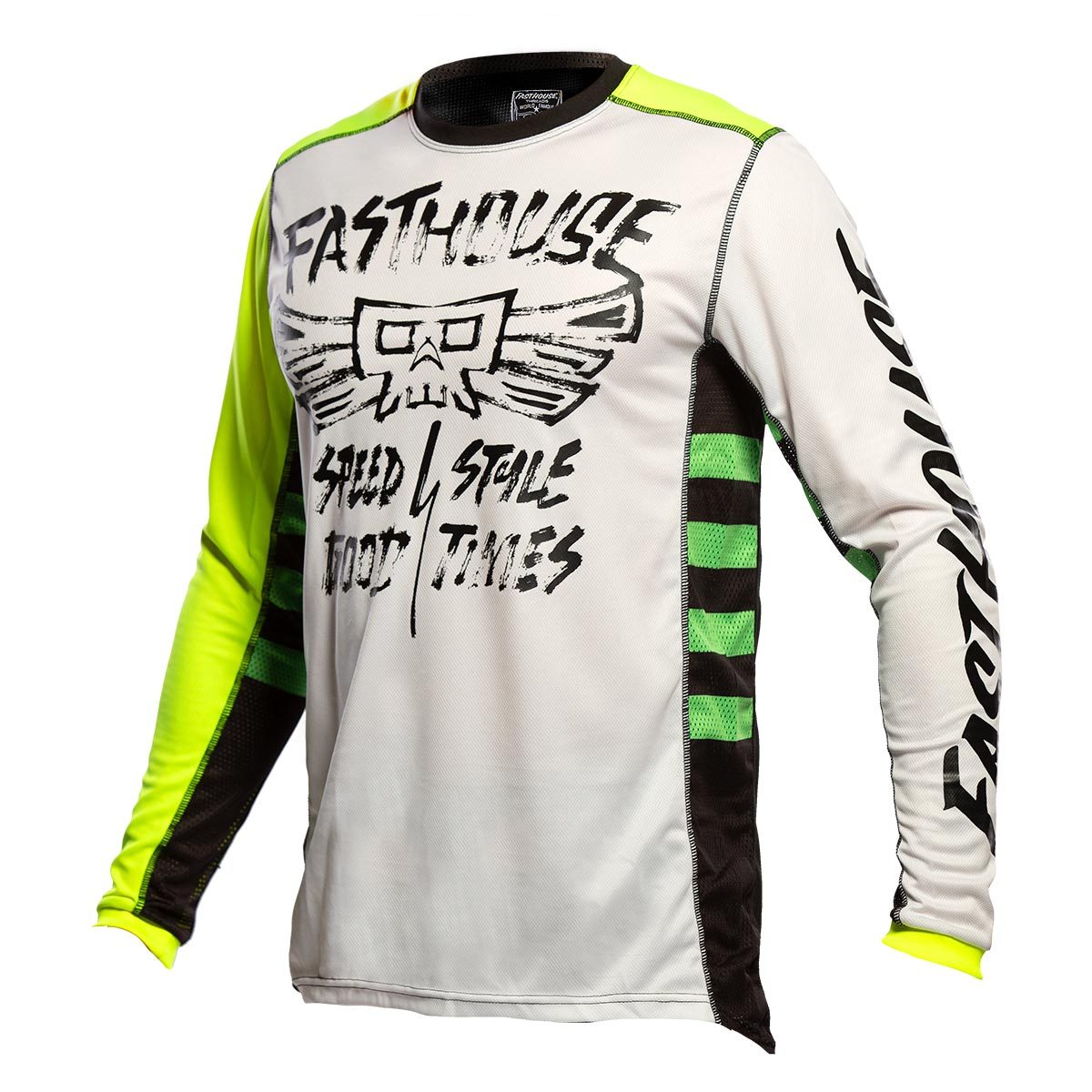 Polera Moto Tribe White/High FastHouse - Rideshop