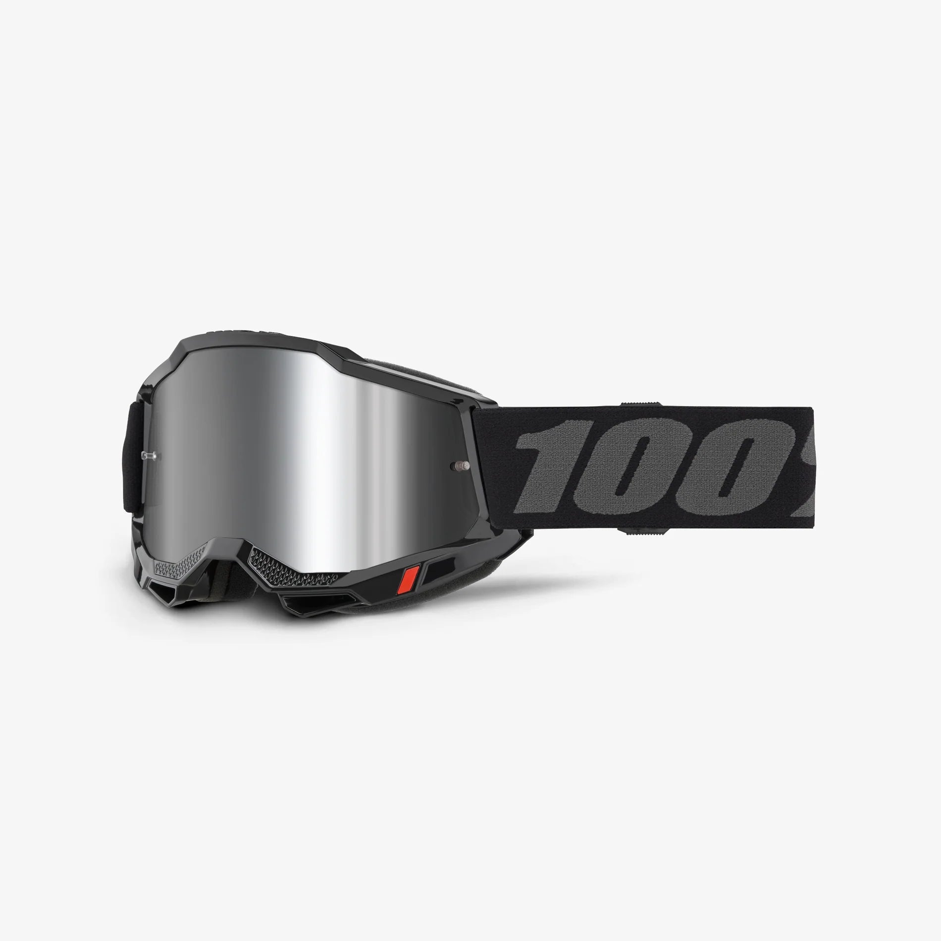 100% Antiparra Accuri Goggle Black - Mirror Silver Lens