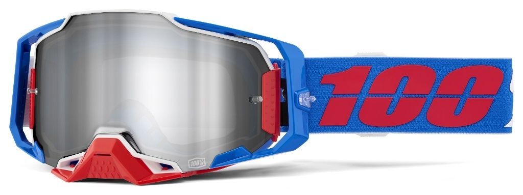 Antiparra 100% Armega Goggle Ironclad - Mirror Silver Lens