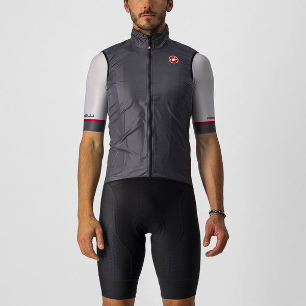 Cortaviento Sin Mangas Castelli Aria | Gris - Rideshop