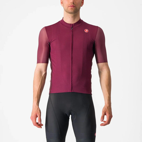 Castelli Endurance Elite Jersey | Red Wine - Rideshop