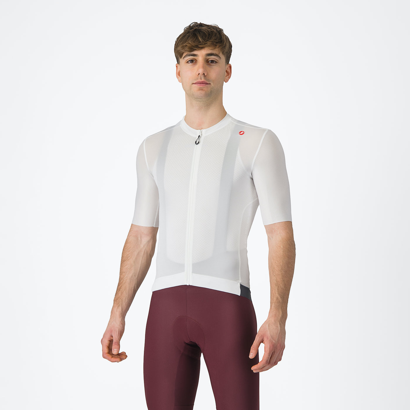 Jersey Castelli Espresso Ivory Dark Gray