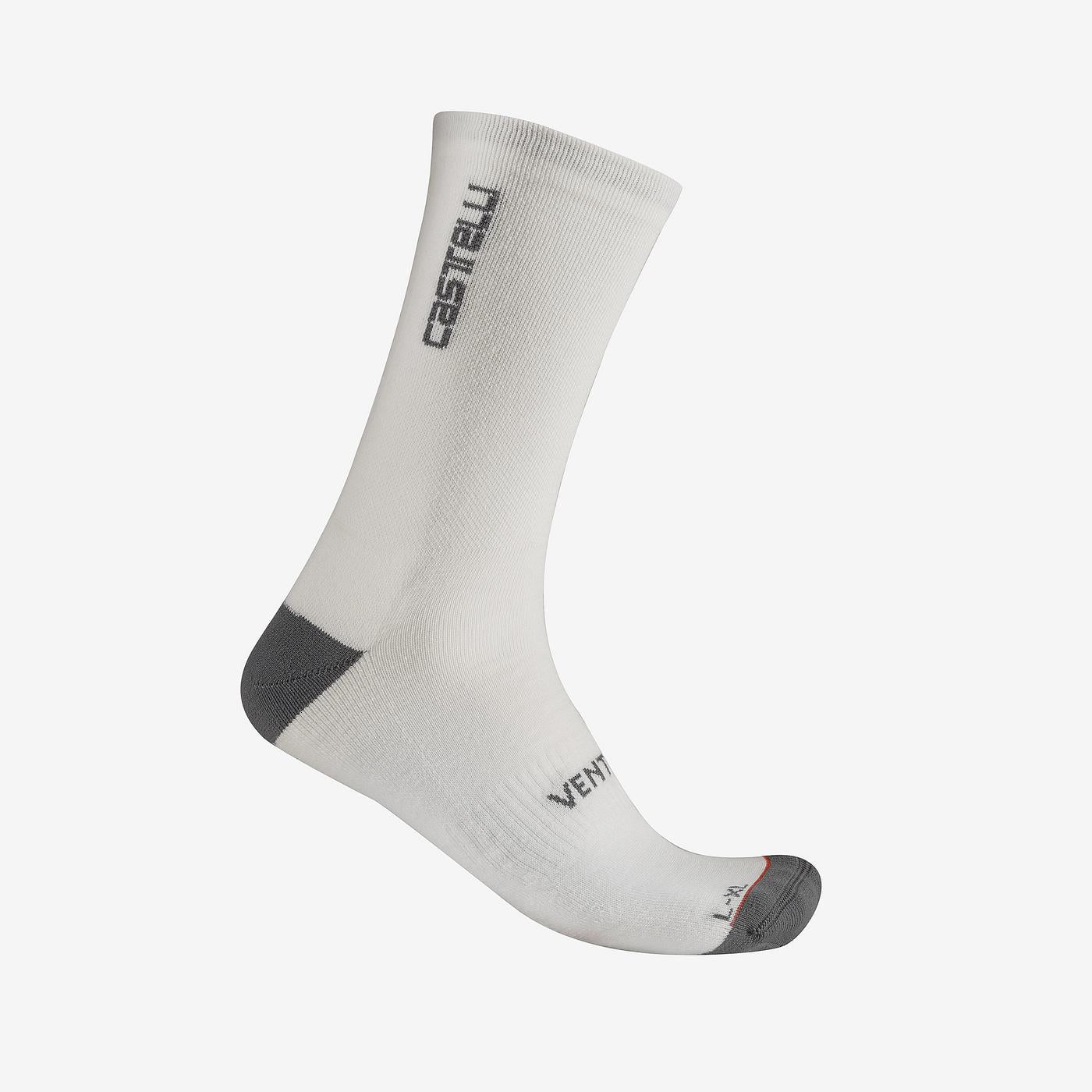 Calcetines Castelli Venti Soft Mer Blanco