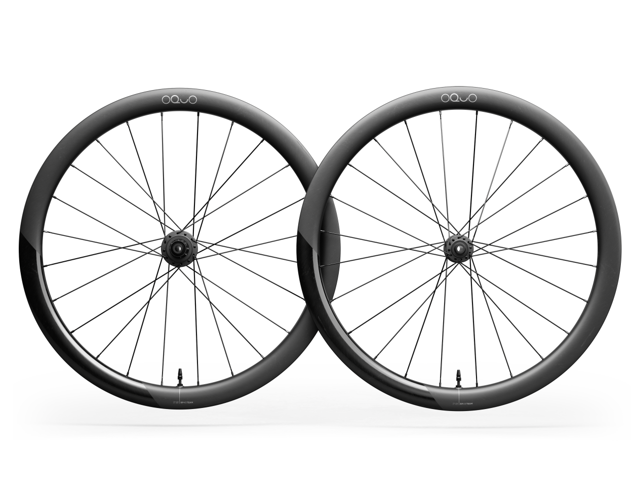 Rueda Ruta Oquo RP45TEAM Shimano HG Negra Par
