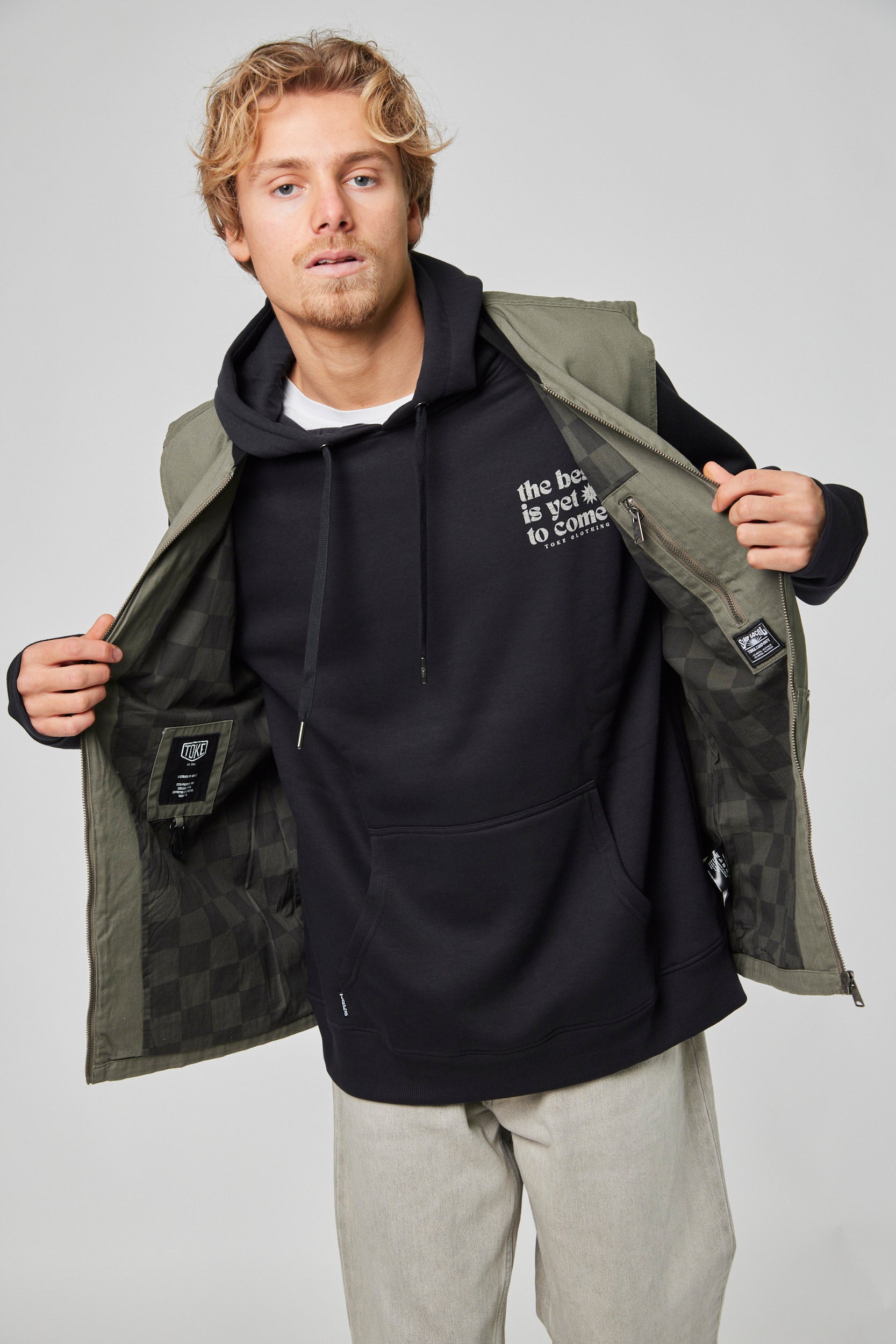 Chaqueta Verde Hombre Roadie