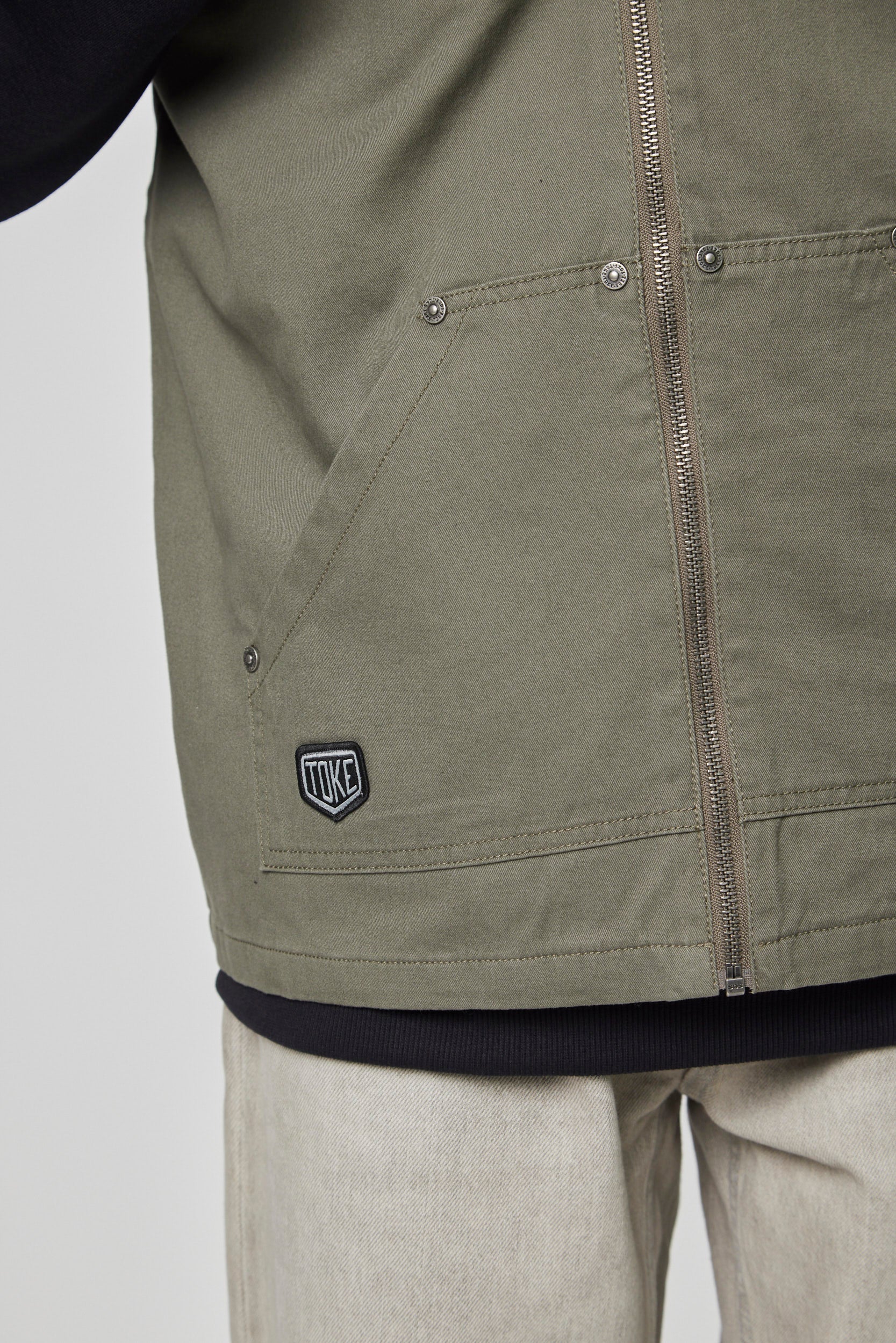 Chaqueta Verde Hombre Roadie