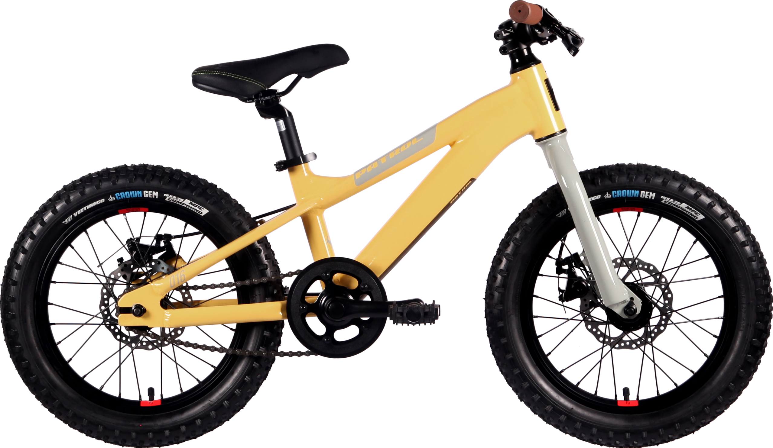 Bicicleta de niño Patrol Kids Aro 16" - YELLOW/SILVER