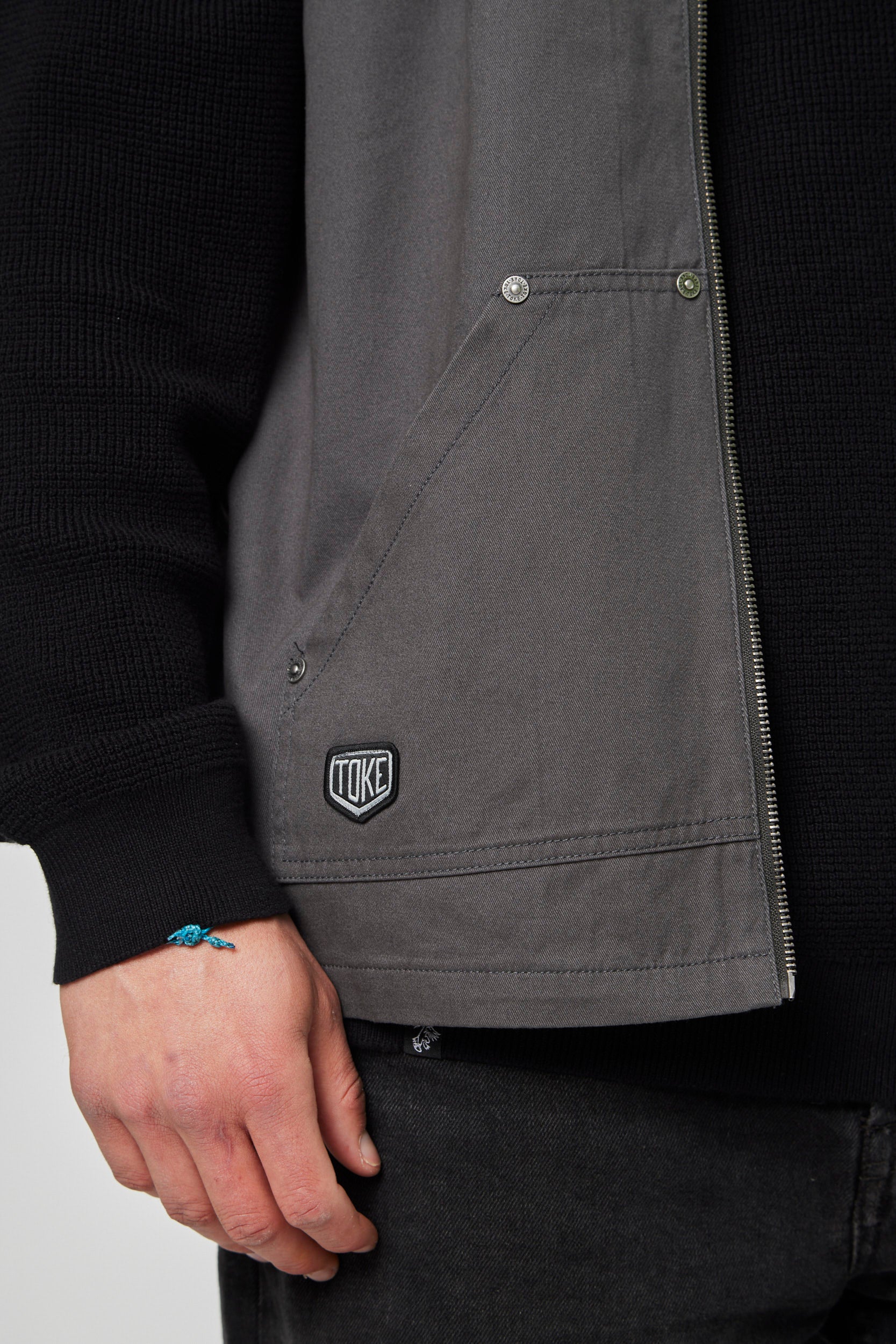 Chaqueta Gris Roadie