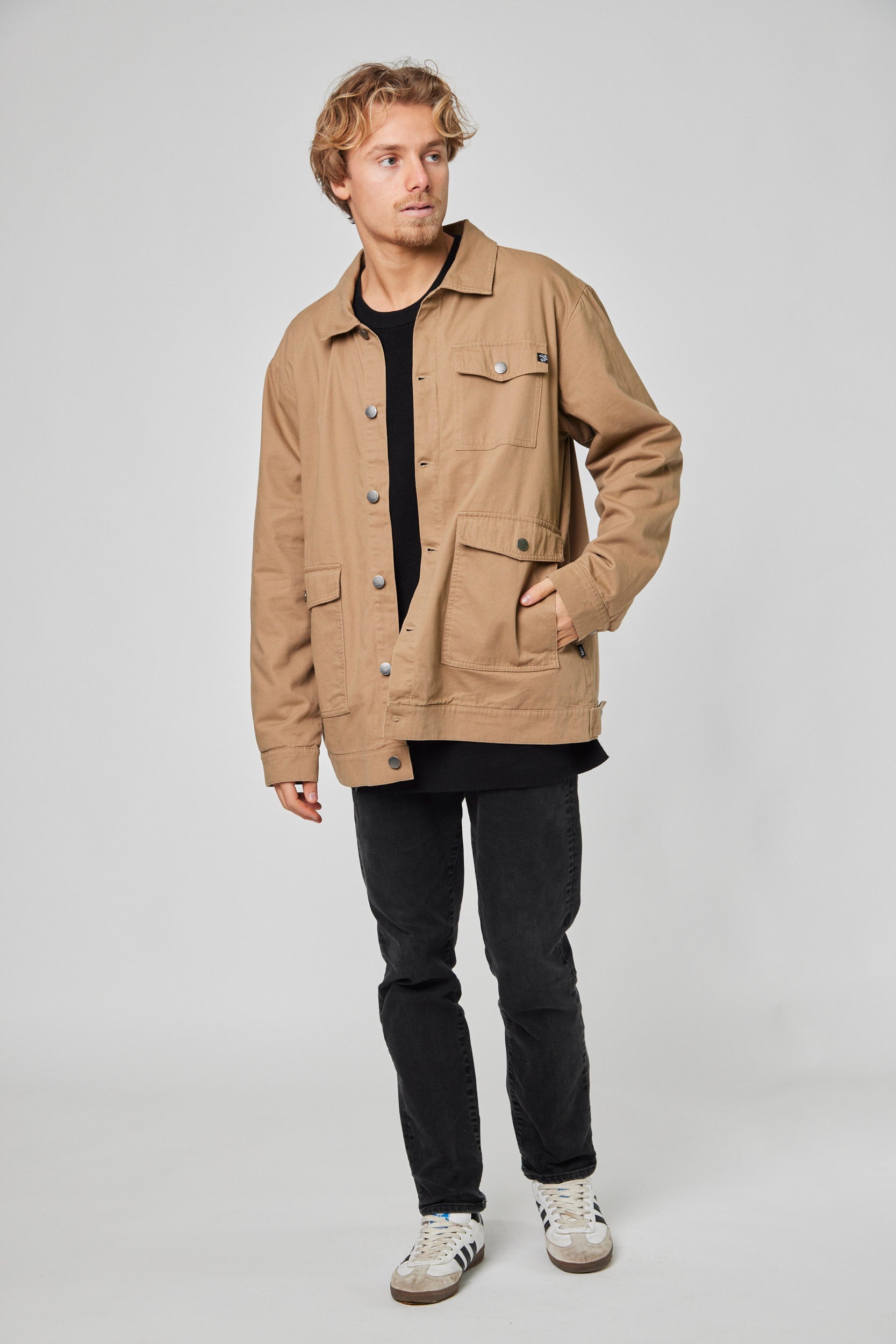 Chaqueta Beige Hombre Cooper