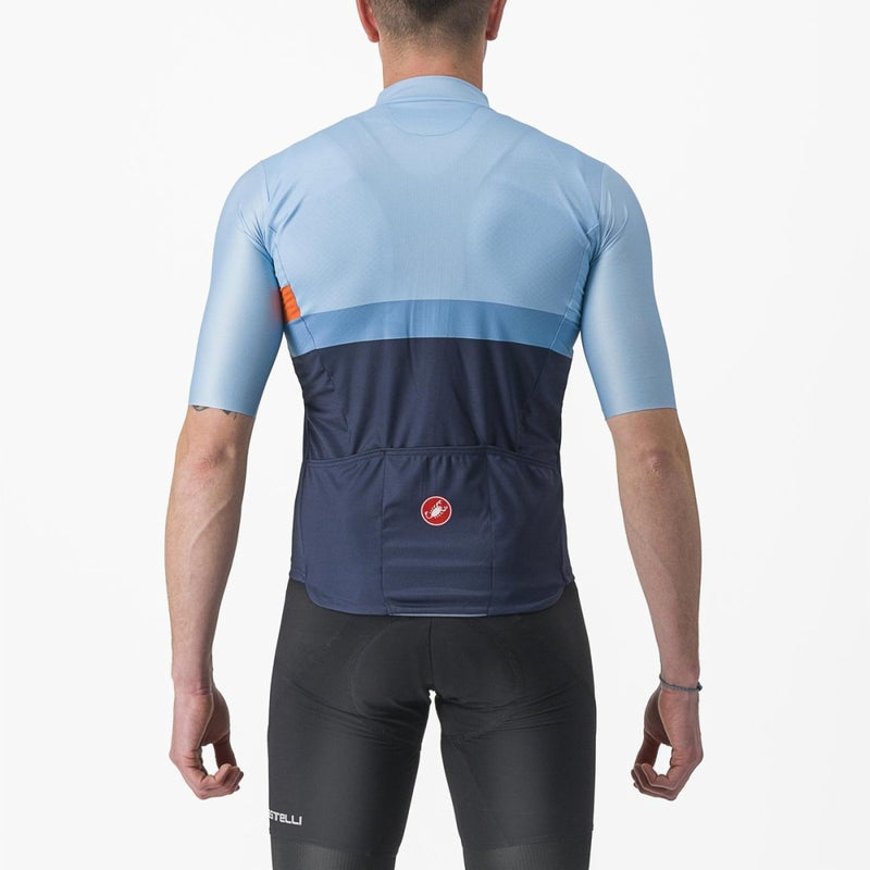 Castelli Jersey A Blocco B. Blue - Rideshop