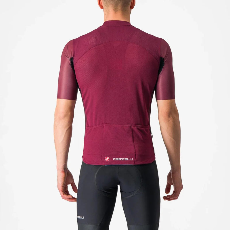 Castelli Endurance Elite Jersey | Red Wine - Rideshop