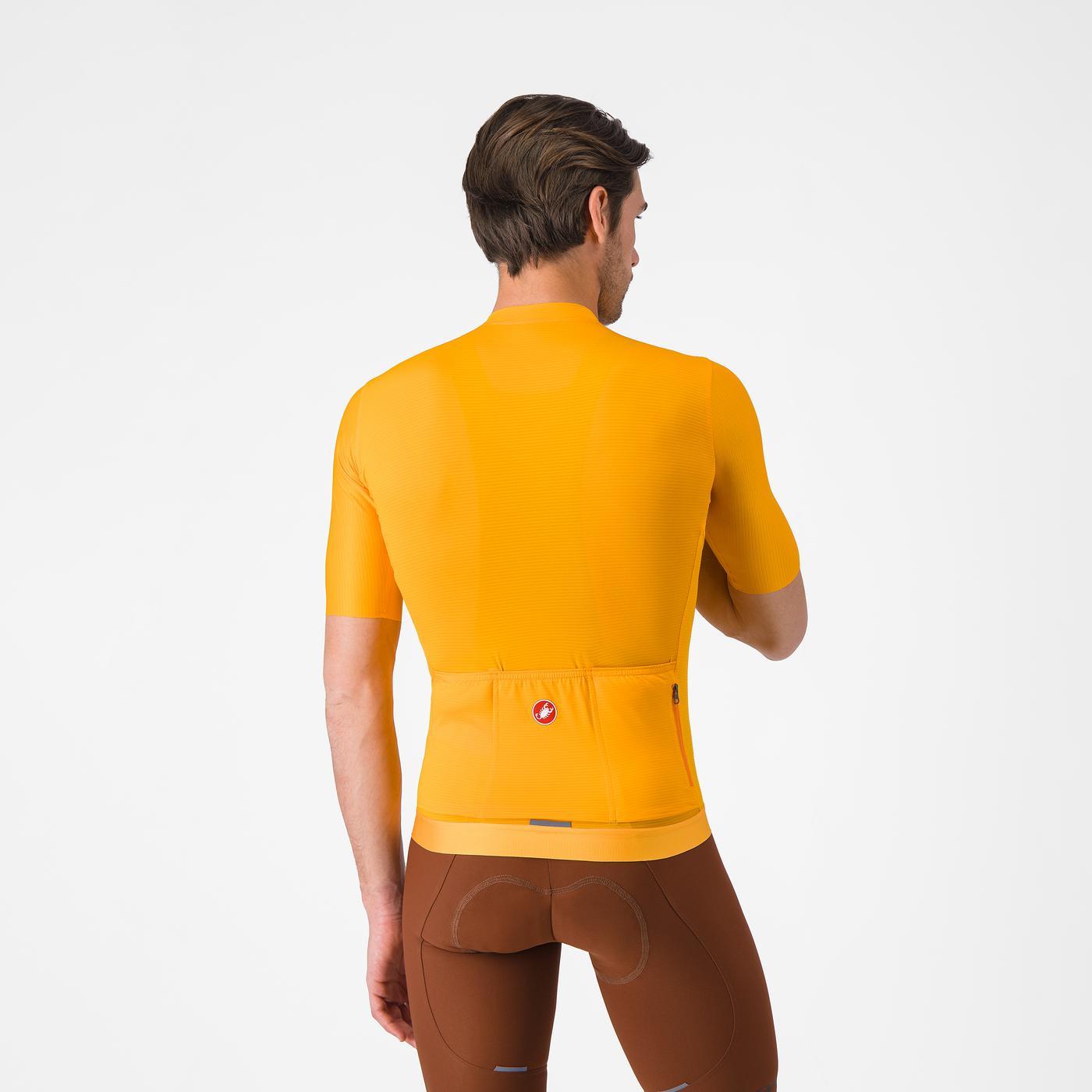 Jersey Castelli Espresso Vivid Orange