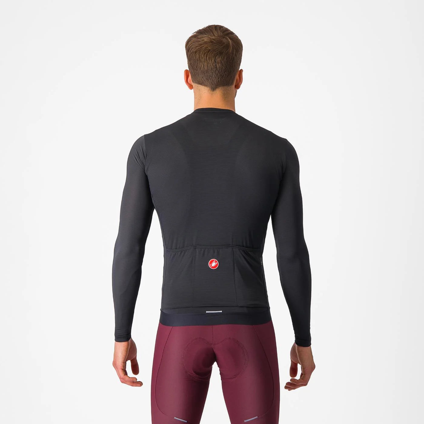 Jersey Castelli Espresso Manga Larga Negro