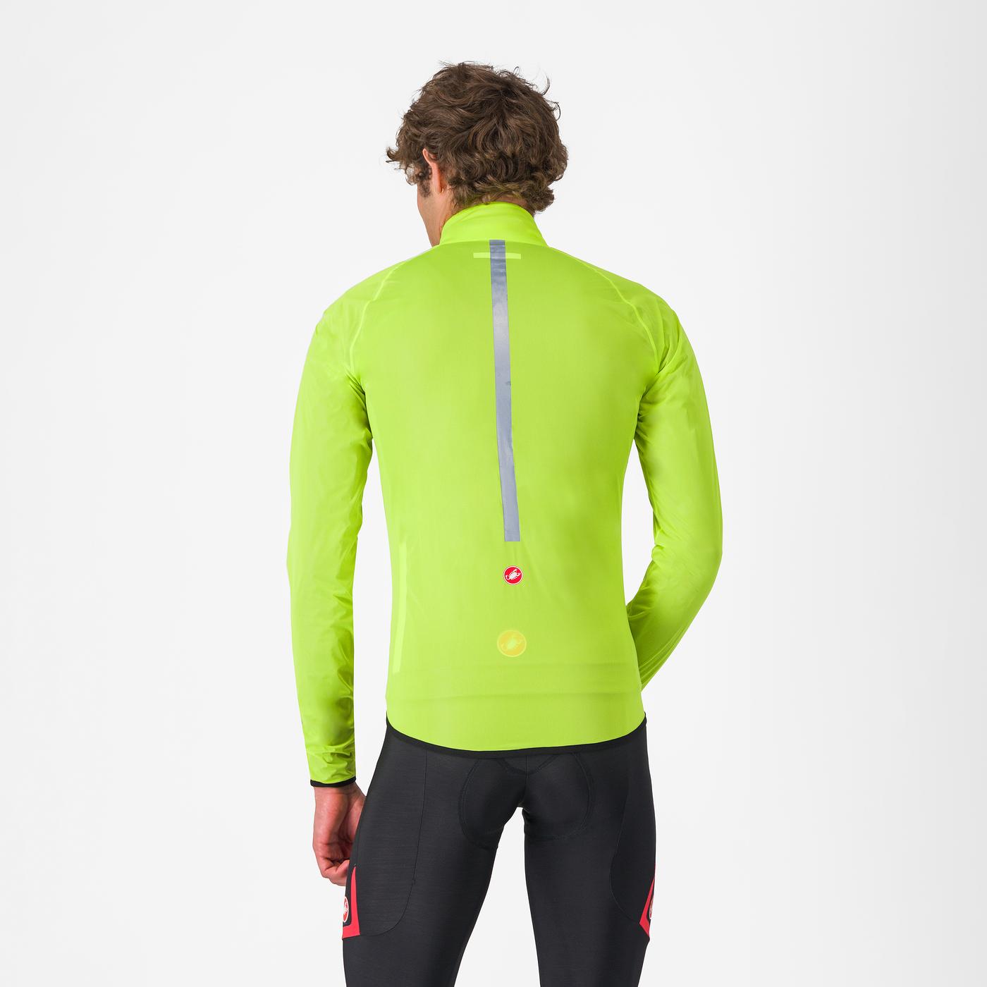 Cortaviento Impermebale Castelli Squall Shell Amarillo Fluor