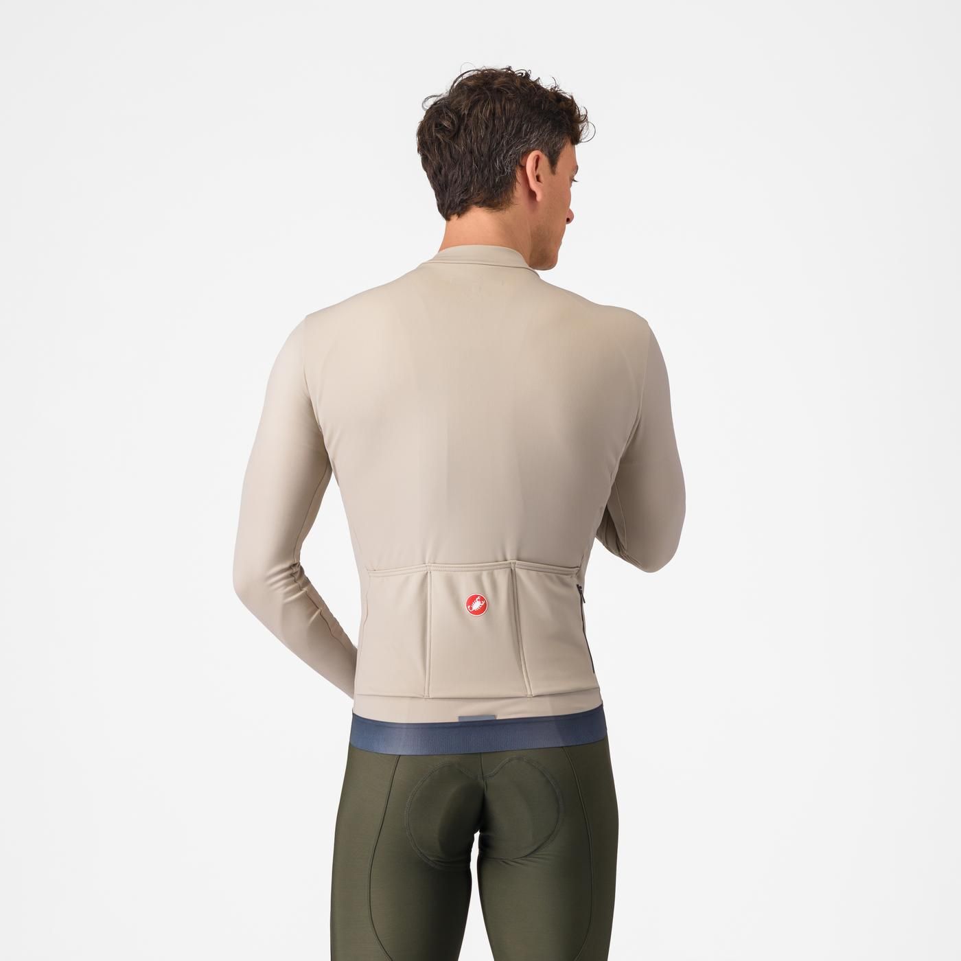 Jersey Térmico Castelli Espresso Dark Gray