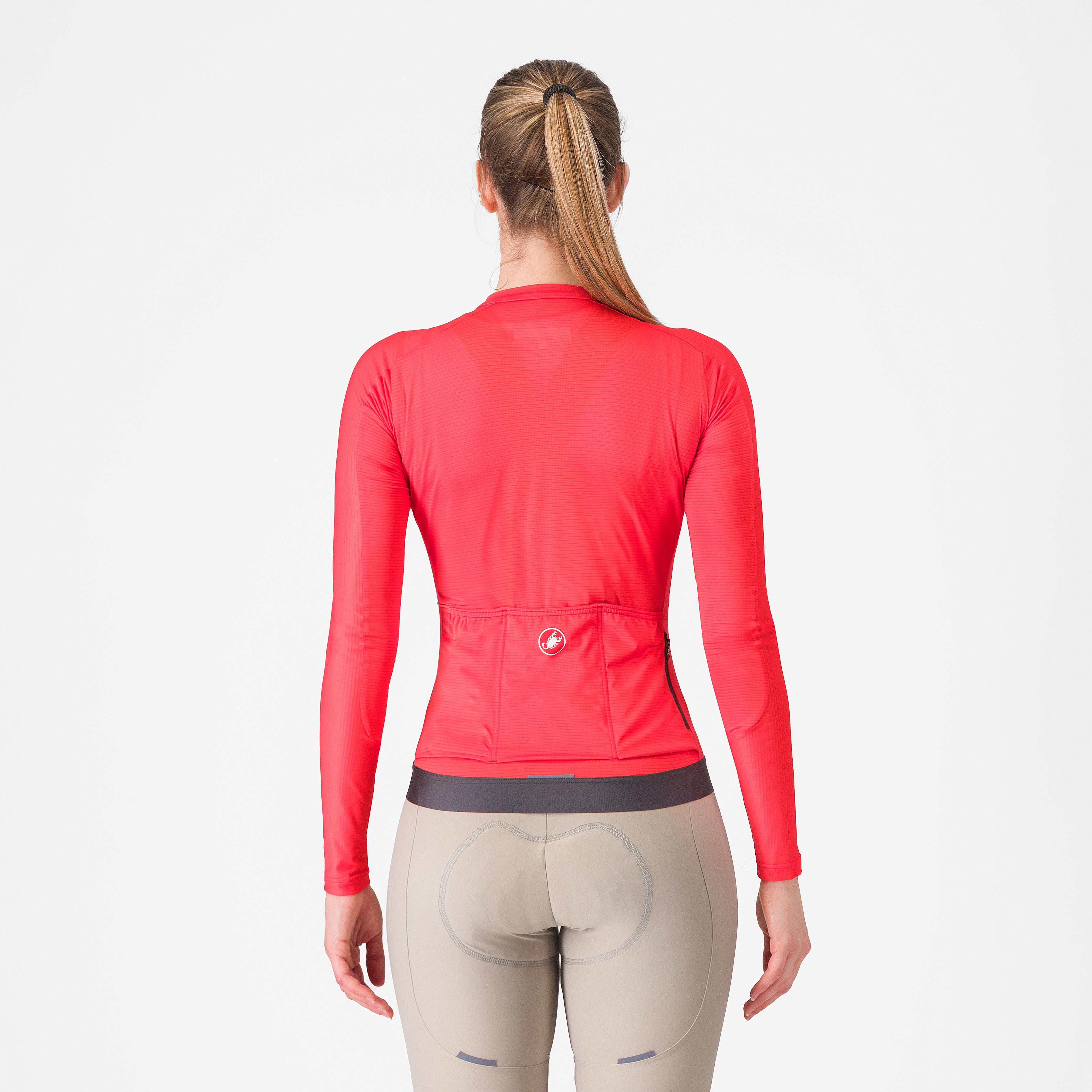 Cortaviento Castelli Espresso W Vest Manga Larga Hibiscus Mujer
