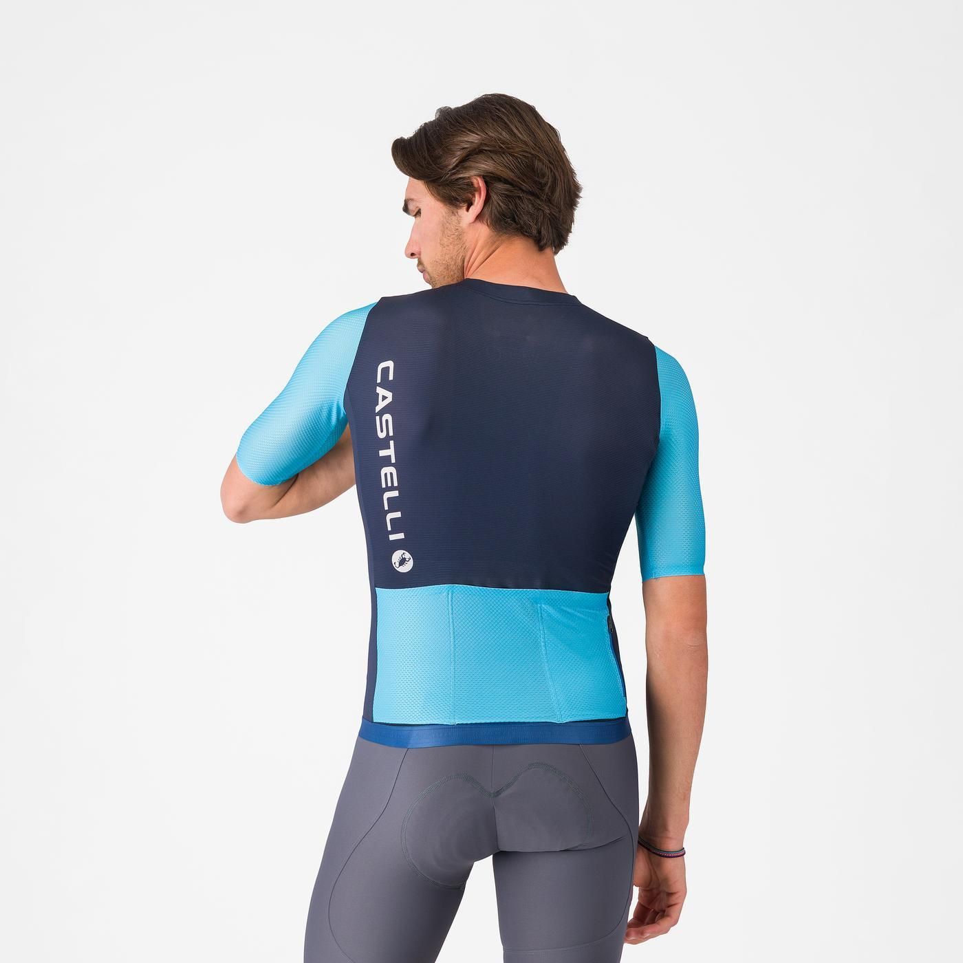Jersey Castelli Corretto Belgian Blue