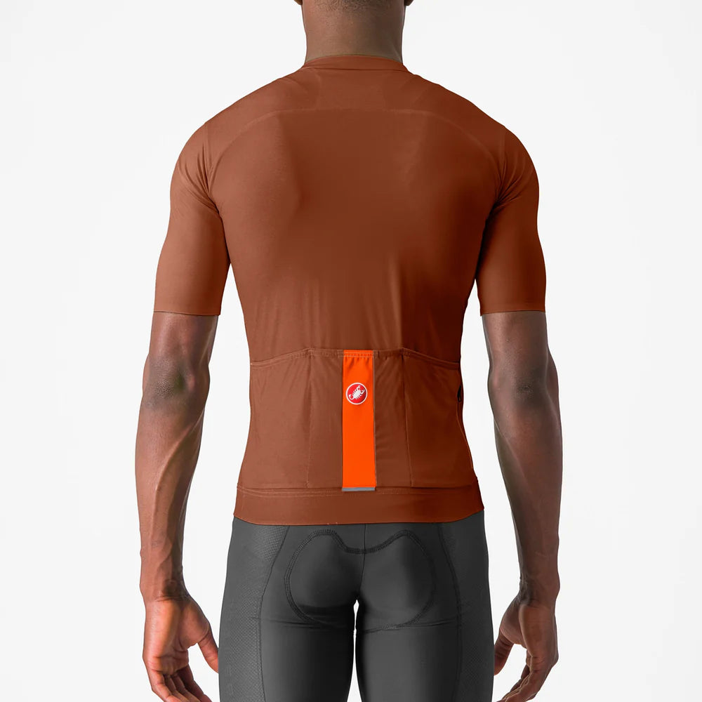 Jersey Castelli Prologo Lite Deep Mocha