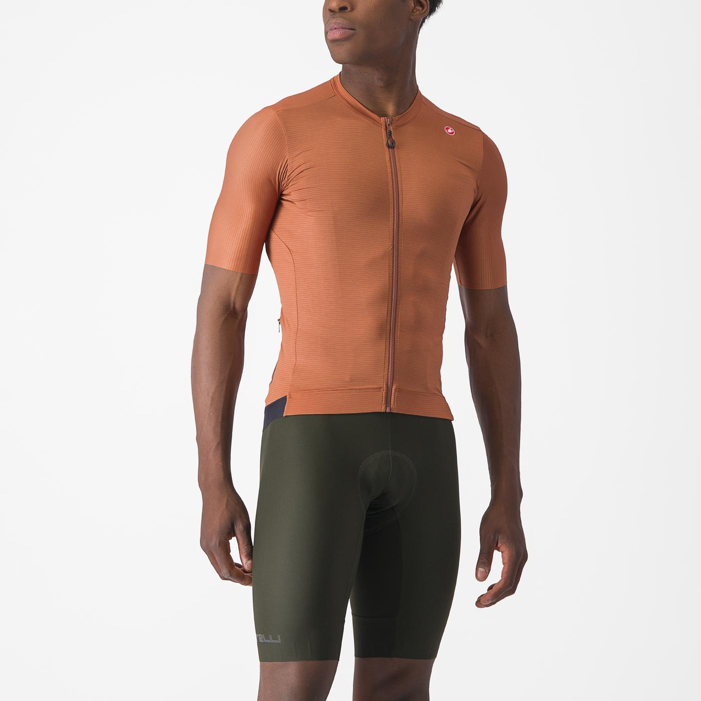 Jersey Castelli Espresso Mocha Dark Gray