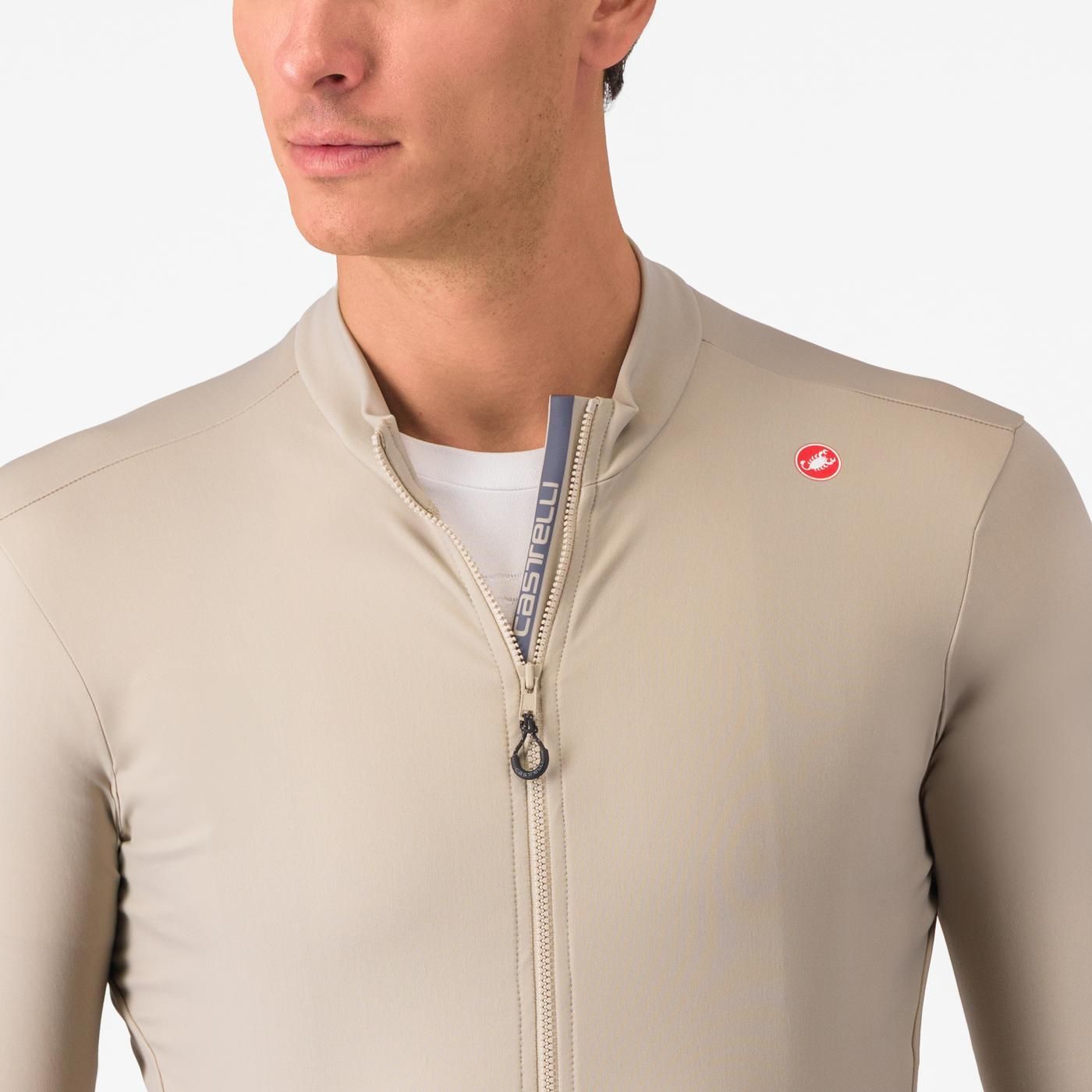 Jersey Térmico Castelli Espresso Dark Gray
