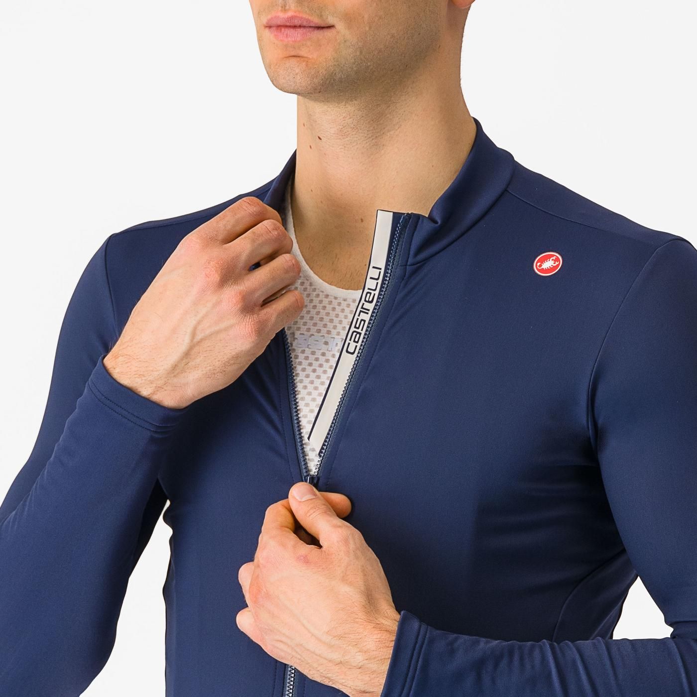 Jersey Térmico Castelli Espresso Belgian Blue