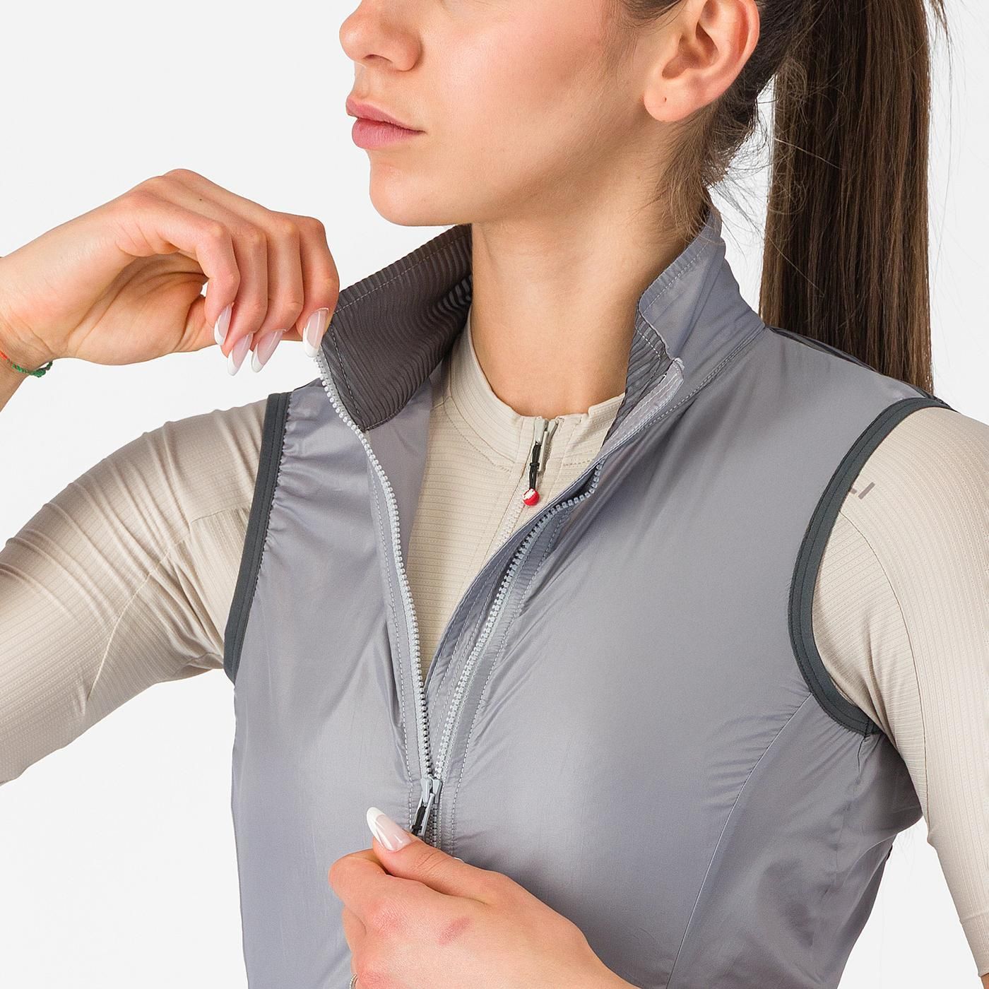 Vest Mujer Castelli Aria 2 Silver Gray