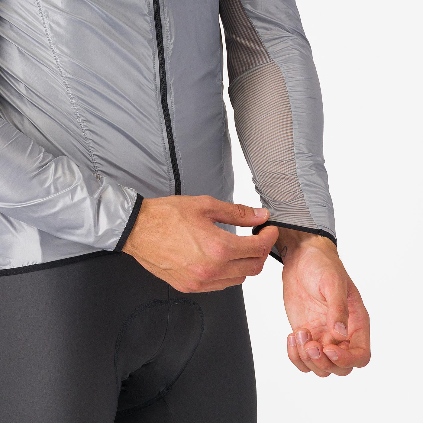 Cortaviento Castelli Aria Silver Gray
