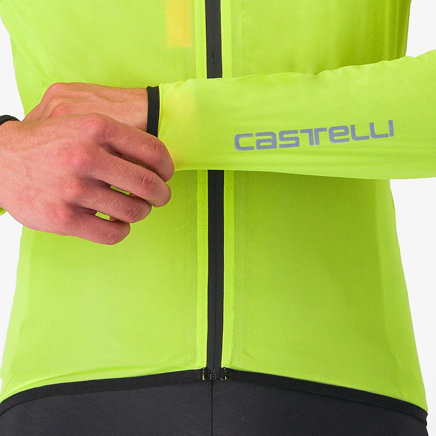Cortaviento Impermebale Castelli Squall Shell Amarillo Fluor