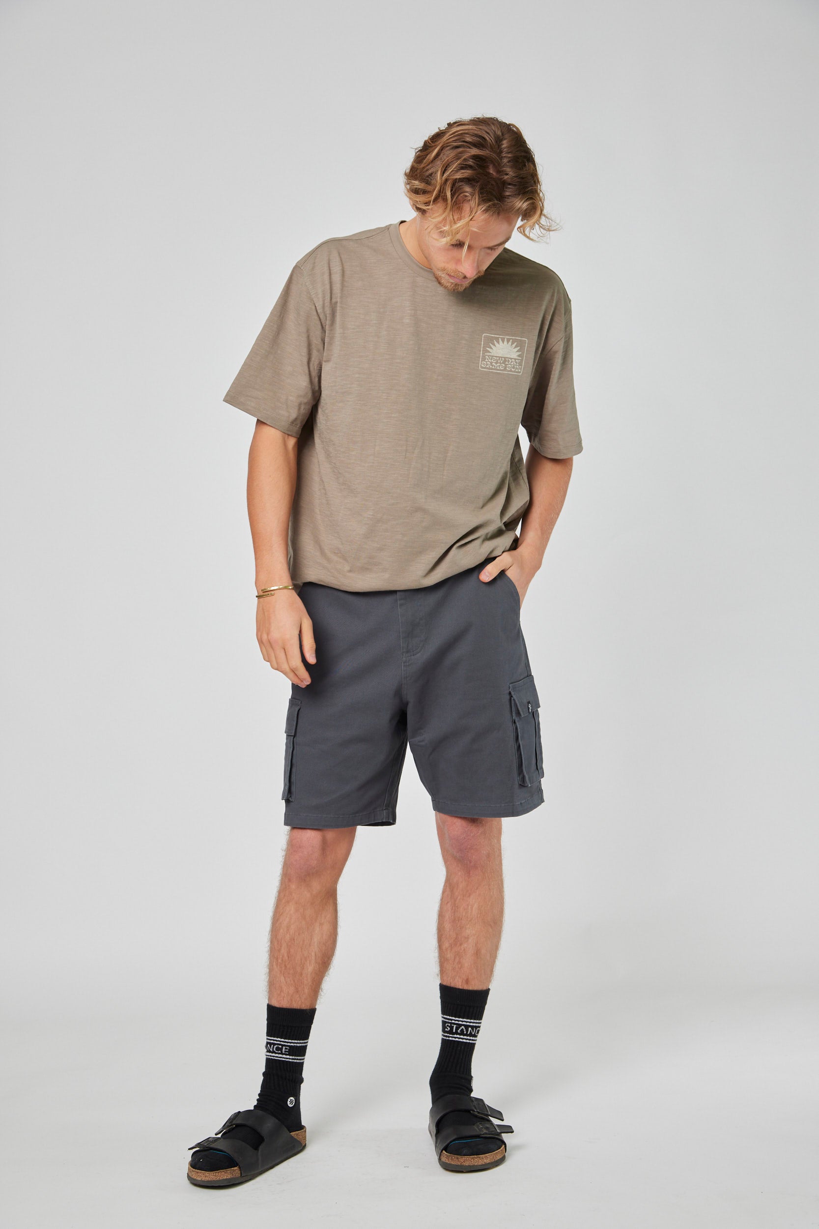 Short Cargo Azul