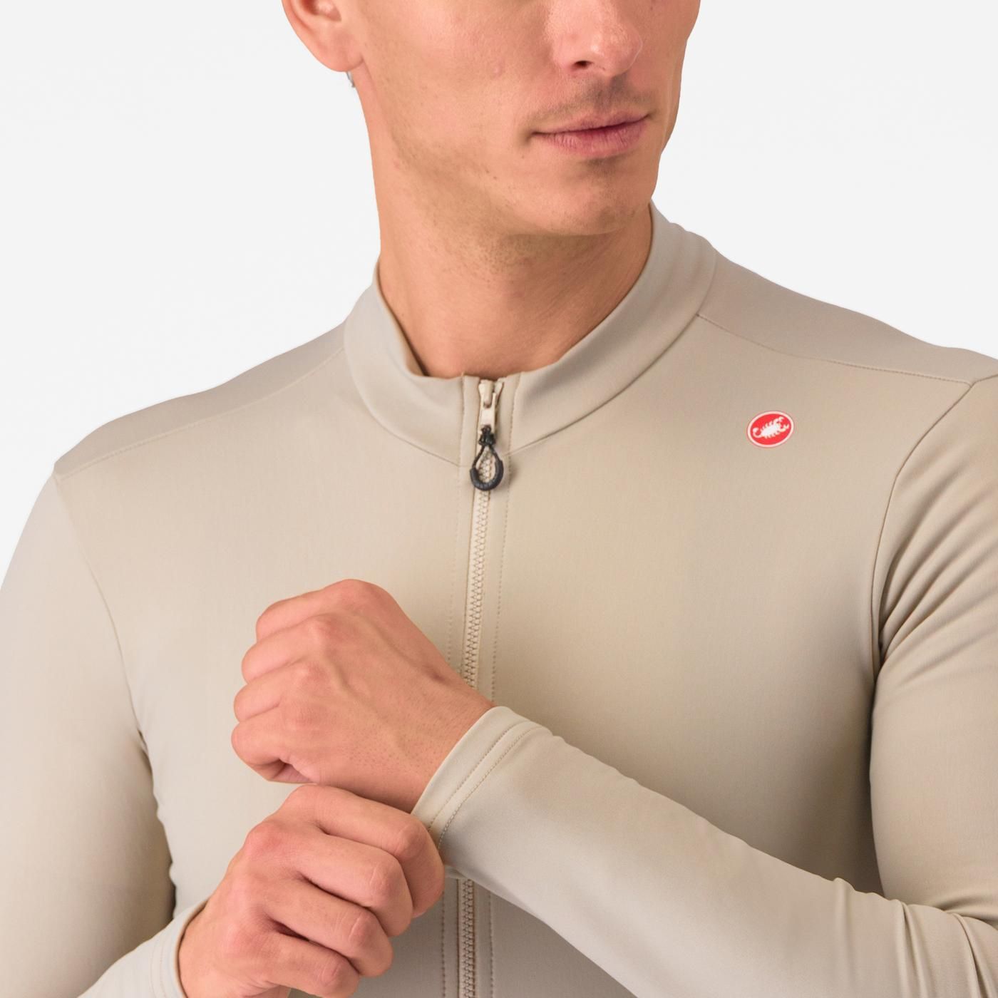Jersey Térmico Castelli Espresso Dark Gray