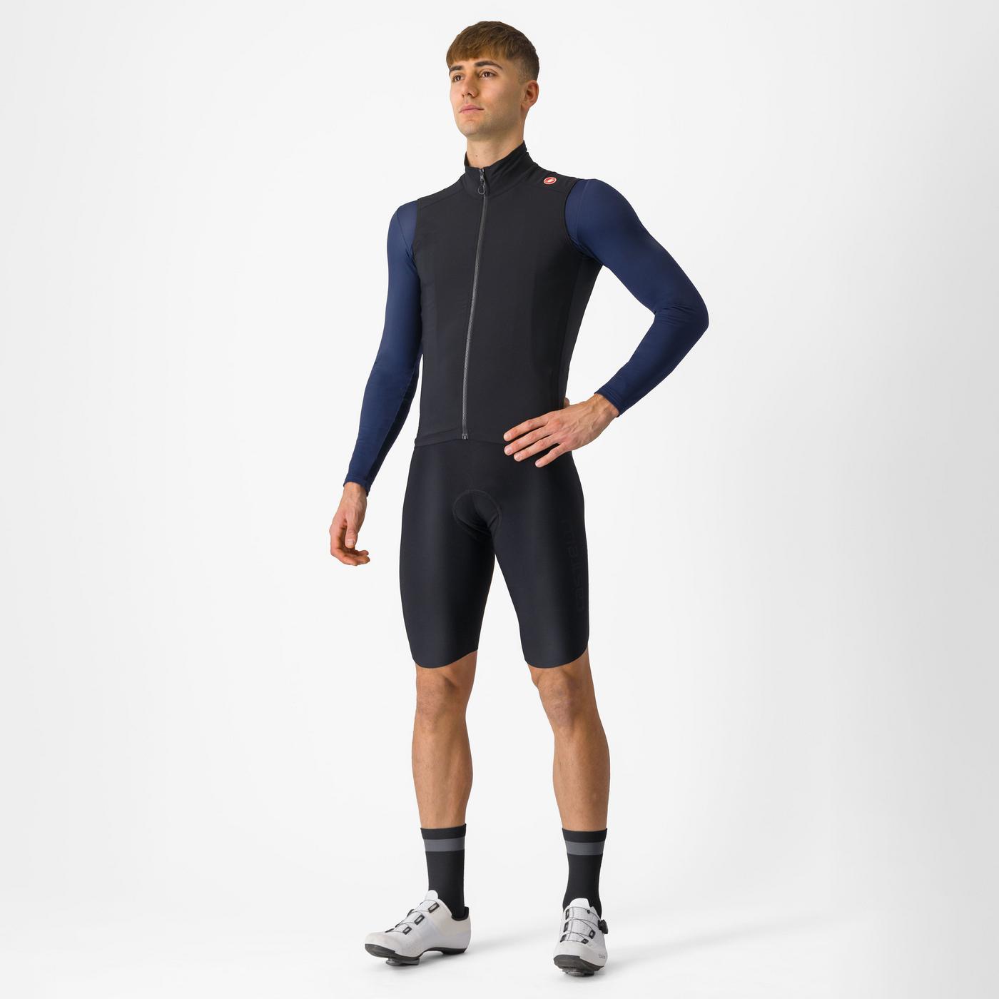 Cortaviento Castelli Espresso Vest Light Black