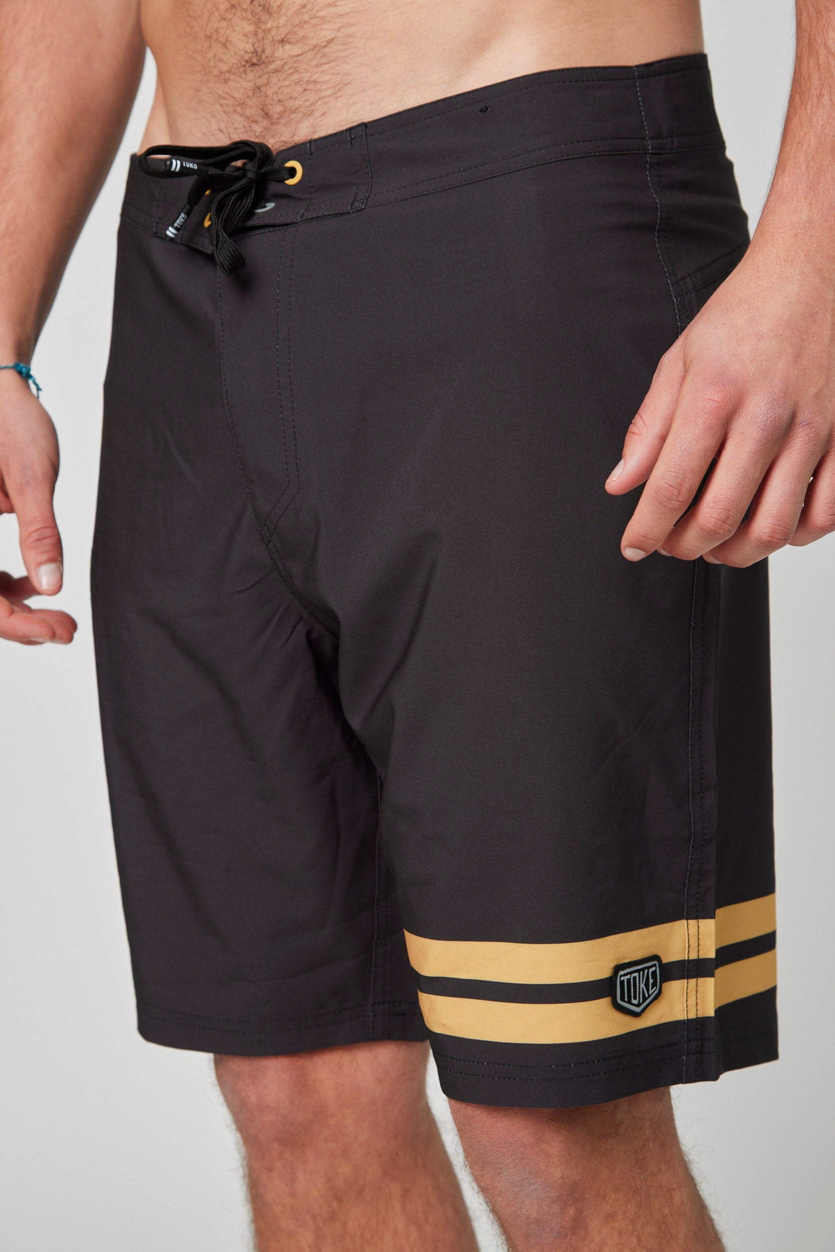 Traje de baño Stripes Negro