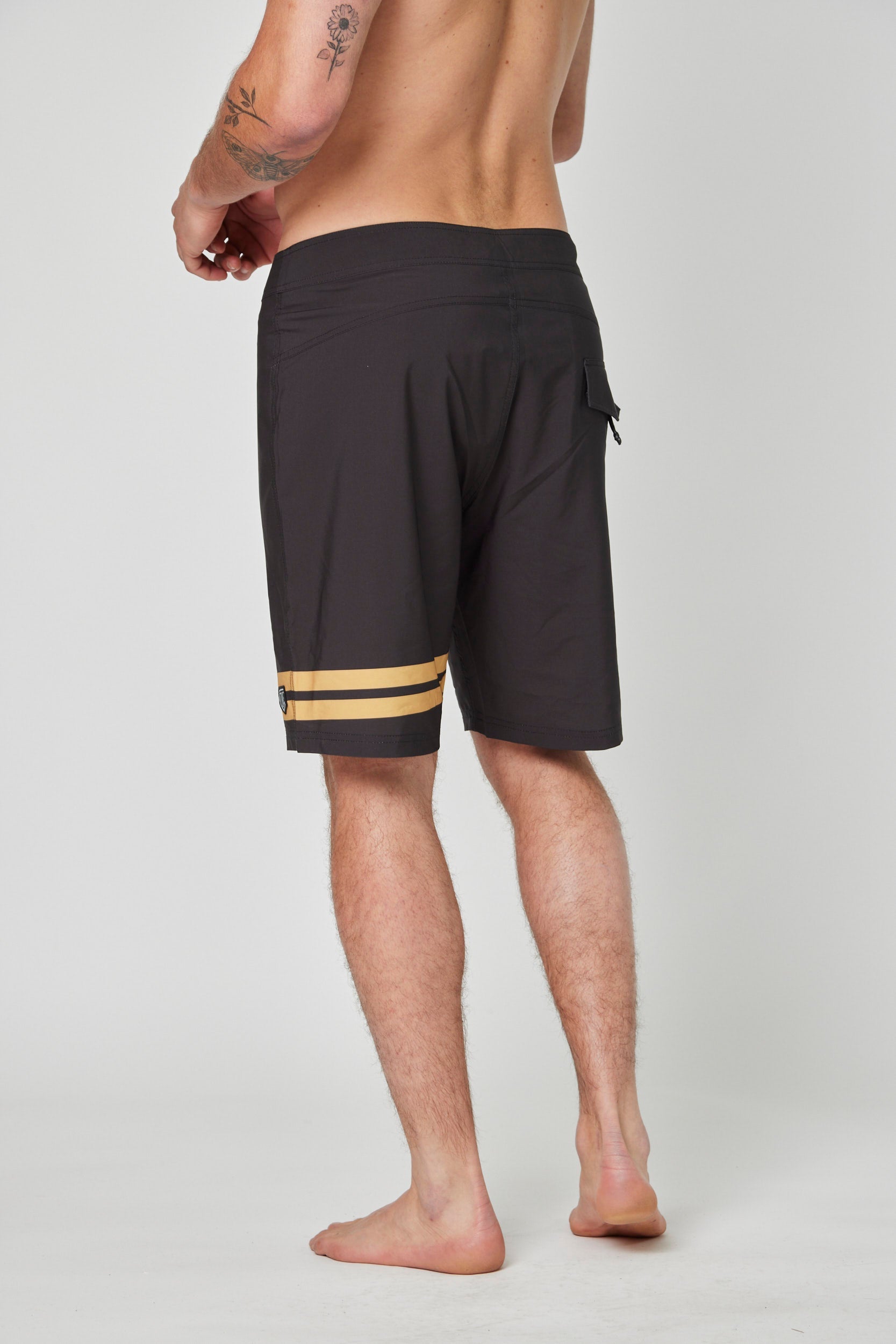 Traje de baño Stripes Negro