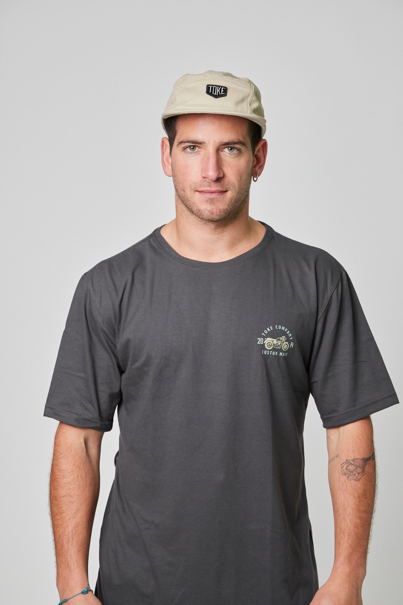 Jockey Beige Five Panel Toke