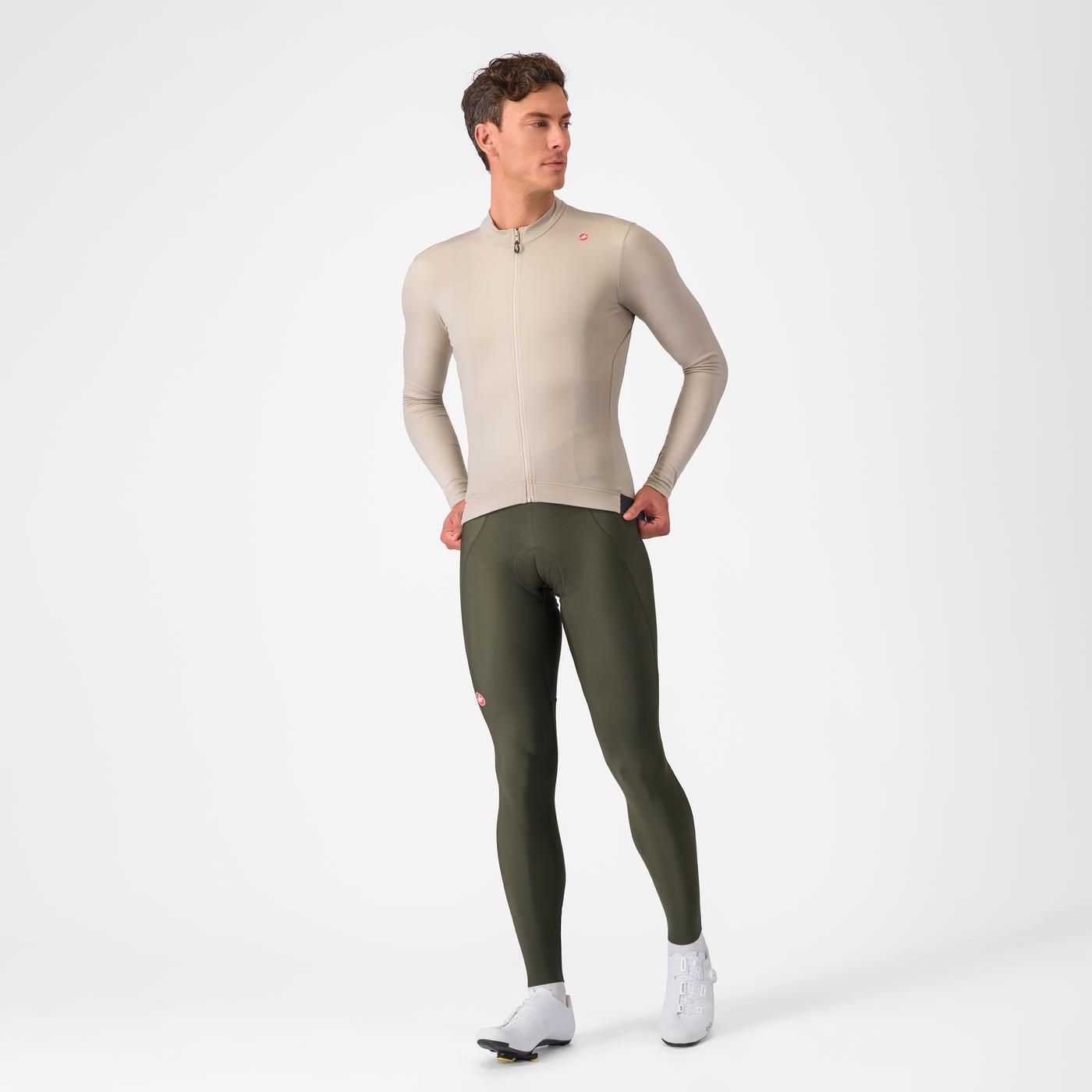Jersey Térmico Castelli Espresso Dark Gray