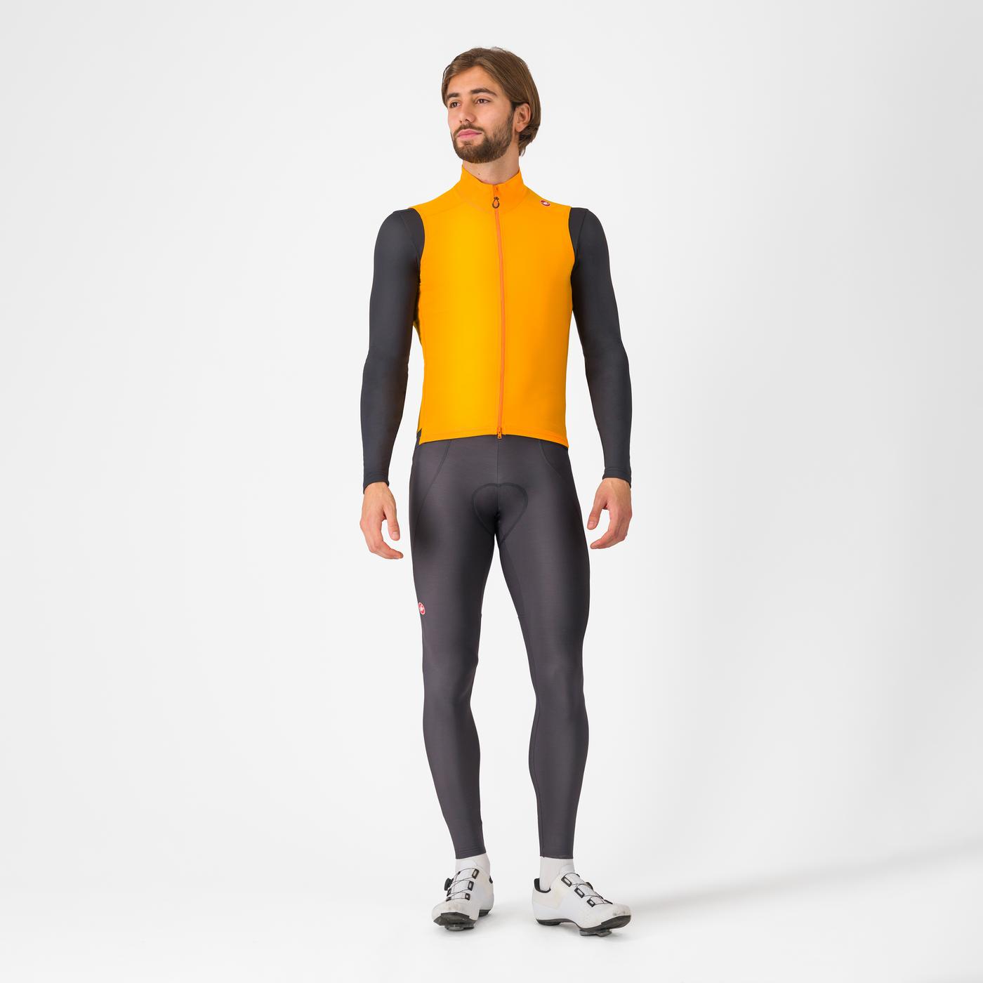 Cortaviento Castelli Espresso Vest Vivid Orange